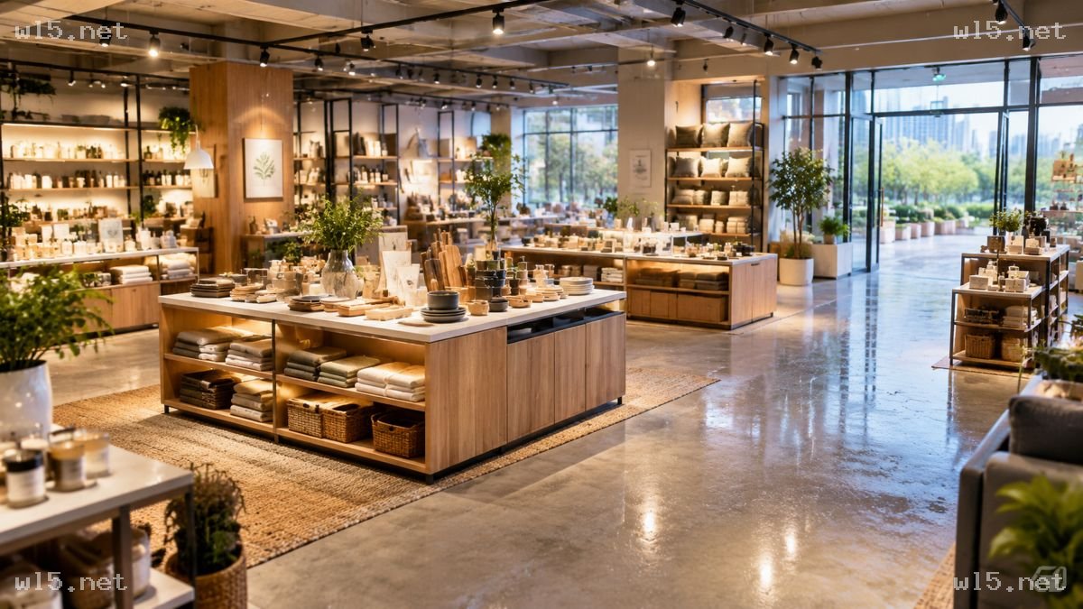 现代家居用品零售店内景