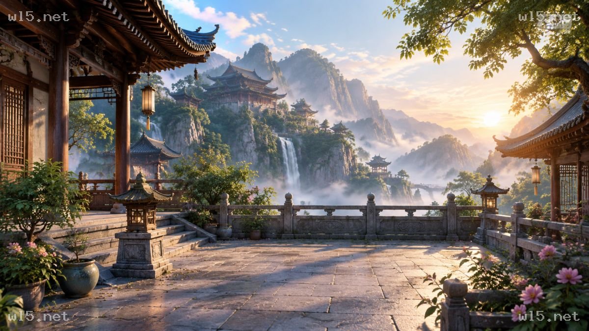 云海山巅中式庭院