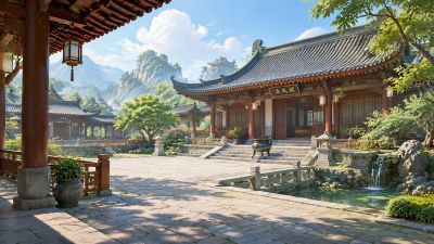 晴日古典中式庭院